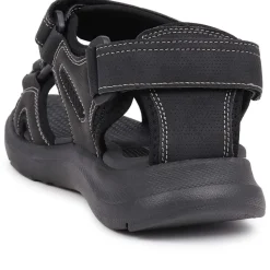 Touch-Fasten Sandals - Black