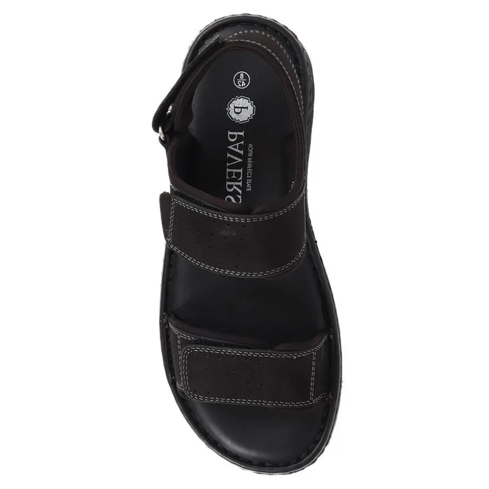 Touch-Fasten Sandals - Black