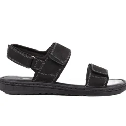 Touch-Fasten Sandals - Black