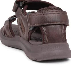 Touch-Fasten Sandals - Dark Brown