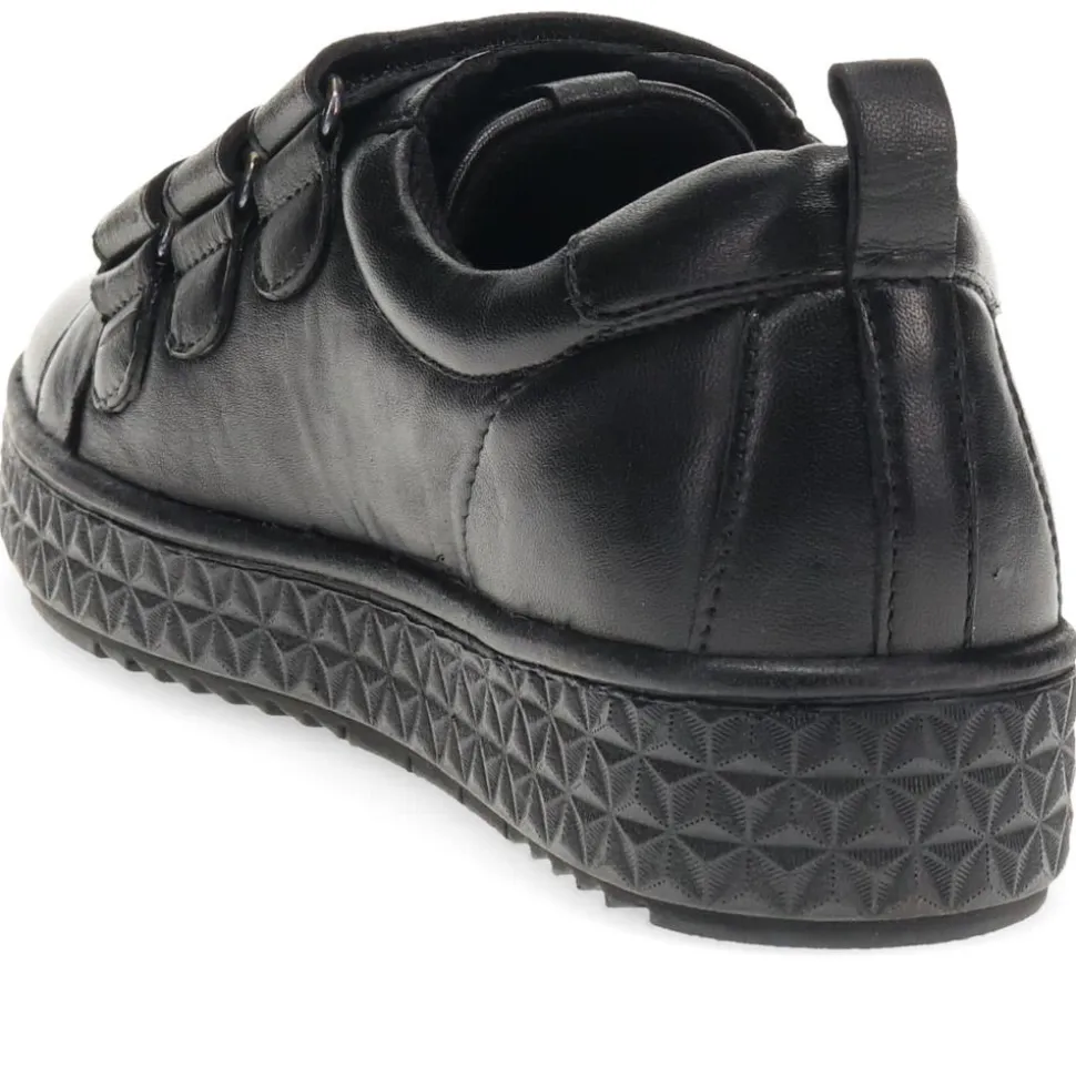 Touch-Fasten Trainers - Black
