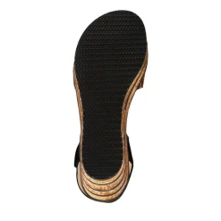 Touch-Fasten Wedge Sandals - Leopard