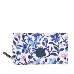 Tri-Fold Purse - White Floral