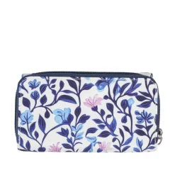 Tri-Fold Purse - White Floral
