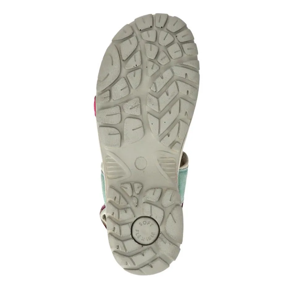 Triple Touch-Fasten Sandals - Multi