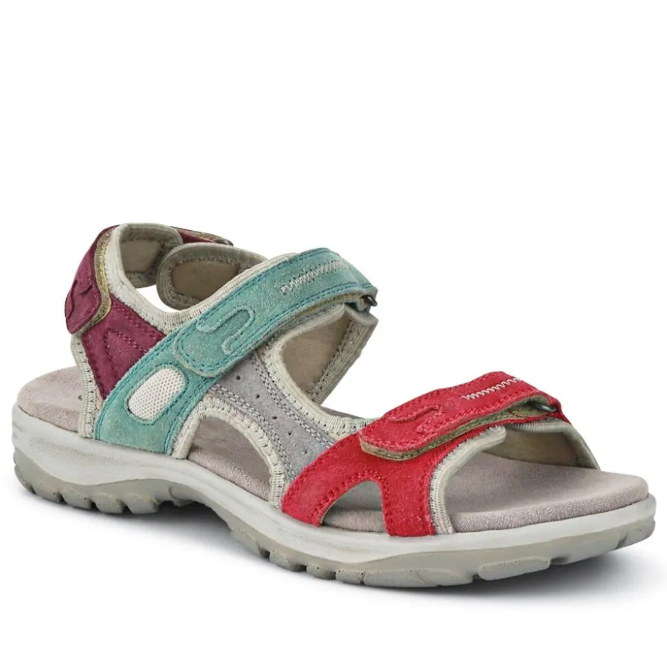 Triple Touch-Fasten Sandals - Multi