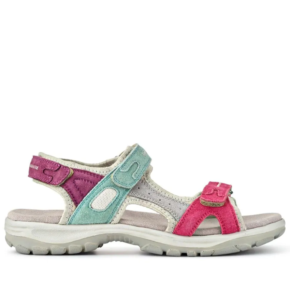 Triple Touch-Fasten Sandals - Multi