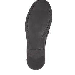 Trish Leather Casual Moccasins - Black