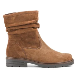 Trusted Gabor Leather Slouch Boots - Tan