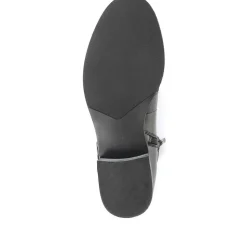 Tyra Leather Lace Up Boots - Black