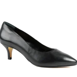 Van Dal Alexis Wide Fit Leather Court Shoes - Black Leather