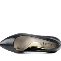 Van Dal Alexis Wide Fit Leather Court Shoes - Black Leather