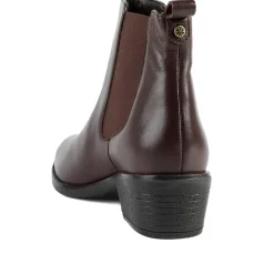 Van Dal Barlow II Wide Fit Leather Ankle Boots - Brown Leather
