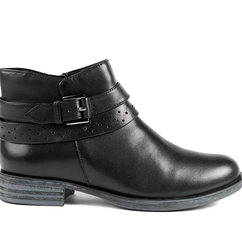 Van Dal Fiesta II Extra Wide Fit Ankle Boots - Black Leather