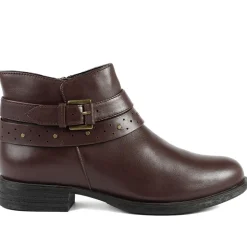 Van Dal Fiesta II Extra Wide Fit Ankle Boots - Brown Leather