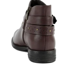 Van Dal Fiesta II Extra Wide Fit Ankle Boots - Brown Leather