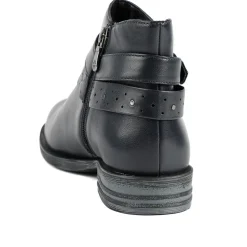 Van Dal Fiesta II Extra Wide Fit Ankle Boots - Navy Leather