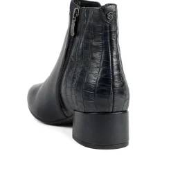 Van Dal Manon Leather Ankle Boots - Navy