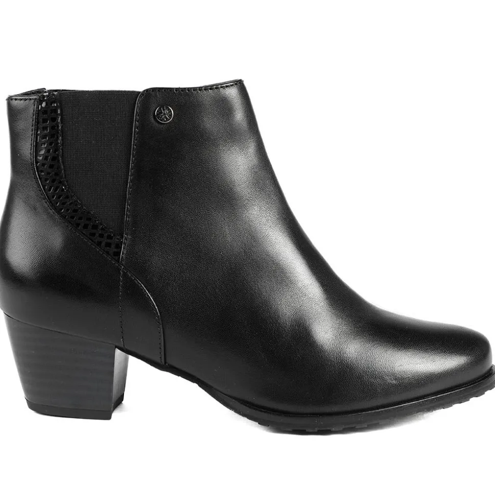 Van Dal Swanton Leather Ankle Boots - Black Leather
