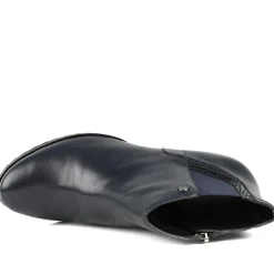 Van Dal Swanton Leather Ankle Boots - Navy Leather