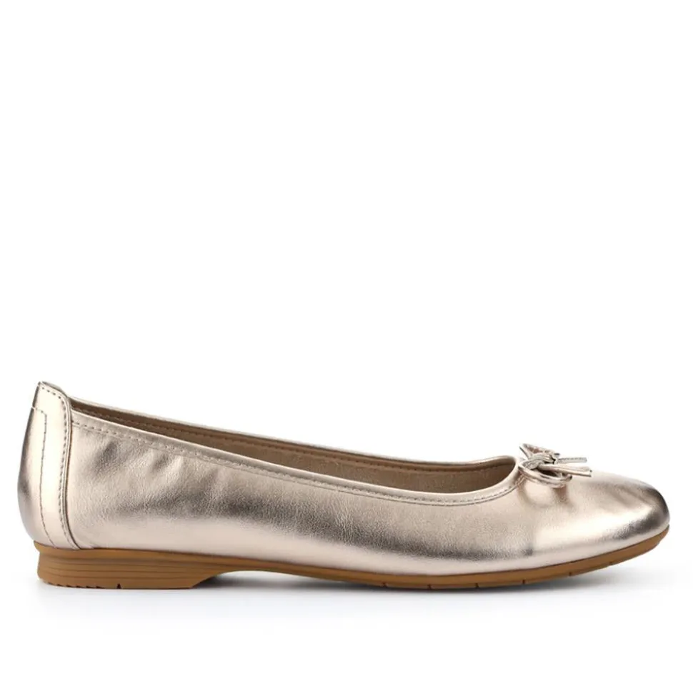 Vegan Bow-Detailed Pumps - Champagne