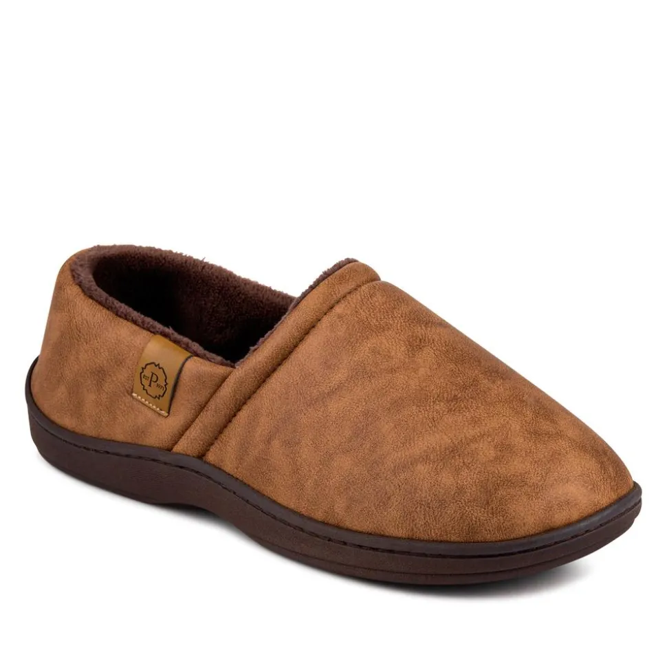 Warm Lightweight Slippers - Tan