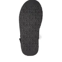 Warm-Lined Calf-Length Boots - Black