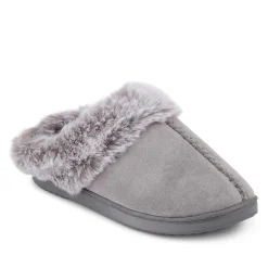Warm Lined Cushioning Luxury Fur Slippers - Grey