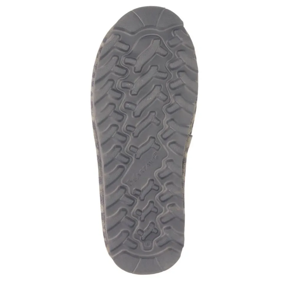 Warm-Lined Lace-Up Boots - Grey Leopard