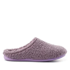 Warm-Lined Lightweight Slippers - Lilac