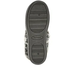 Warm-Lined Memory Foam Slippers - Black