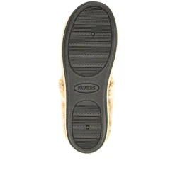 Warm-Lined Memory Foam Slippers - Chestnut