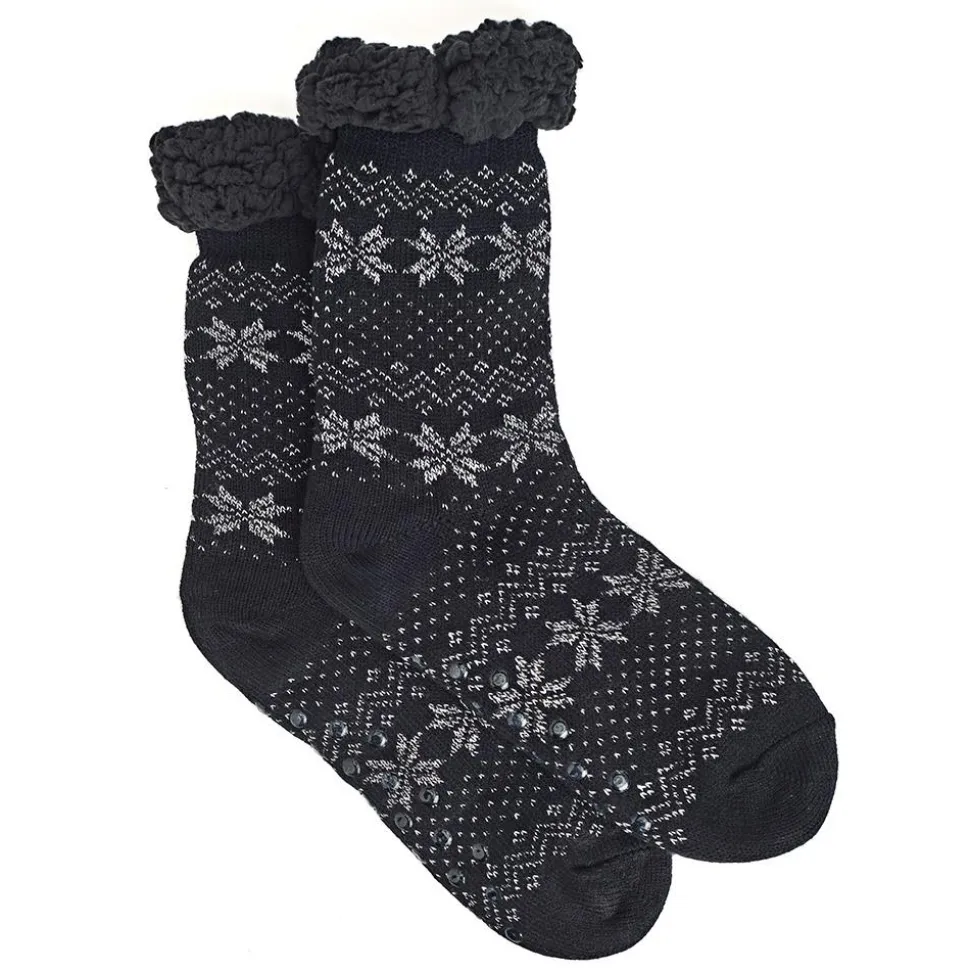 Warm Winter Socks - Black Multi