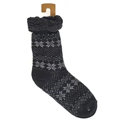 Warm Winter Socks - Black Multi