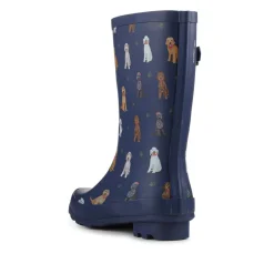 Waterproof Dog Wellies - Navy Multi