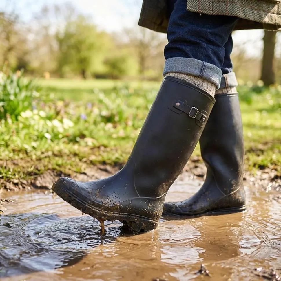 Waterproof Wellies - Black