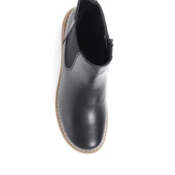 Wedge Chelsea Boots - Black