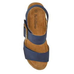 Wedge-Heeled Espadrilles - Navy