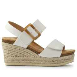 Wedge-Heeled Espadrilles - White
