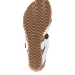 Wedge Heeled Mules - White
