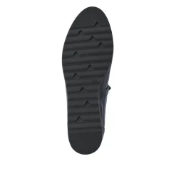 Wedge-Heeled Smart Mary Janes - Navy