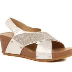 Wedge Sandals - Silver