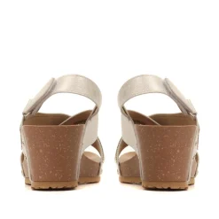 Wedge Sandals - Silver