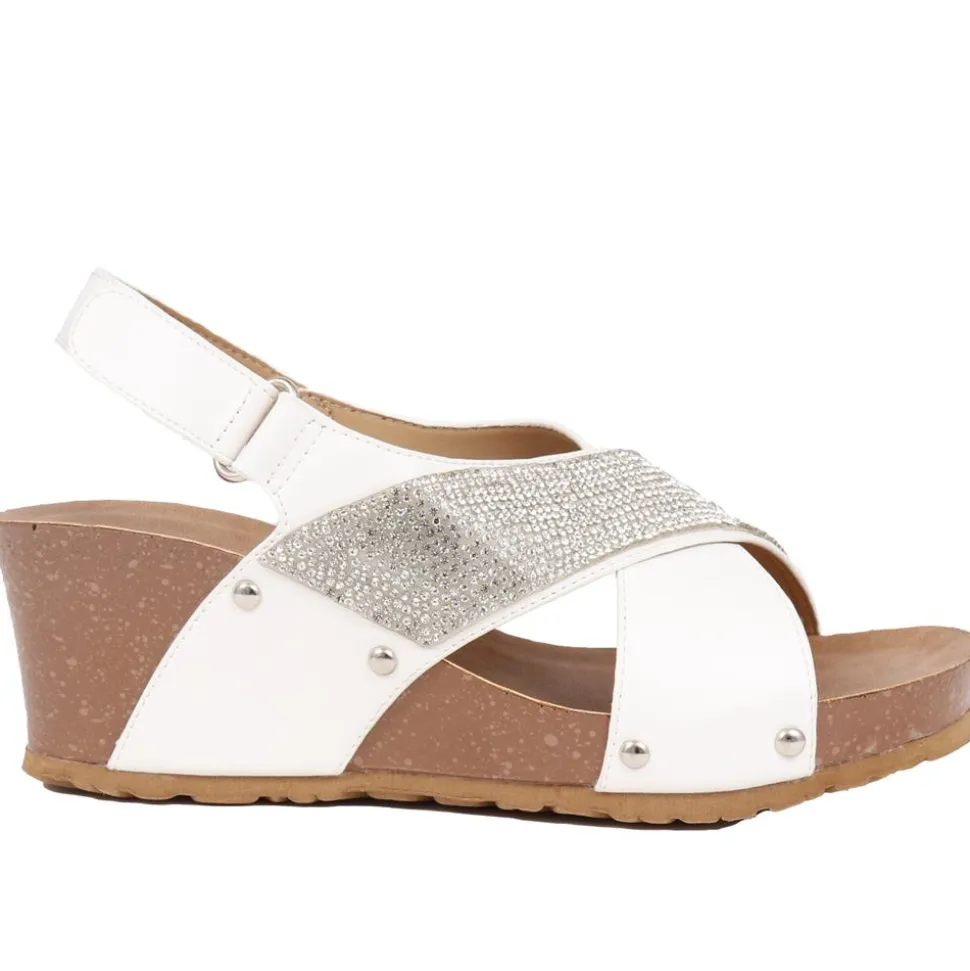 Wedge Sandals - White