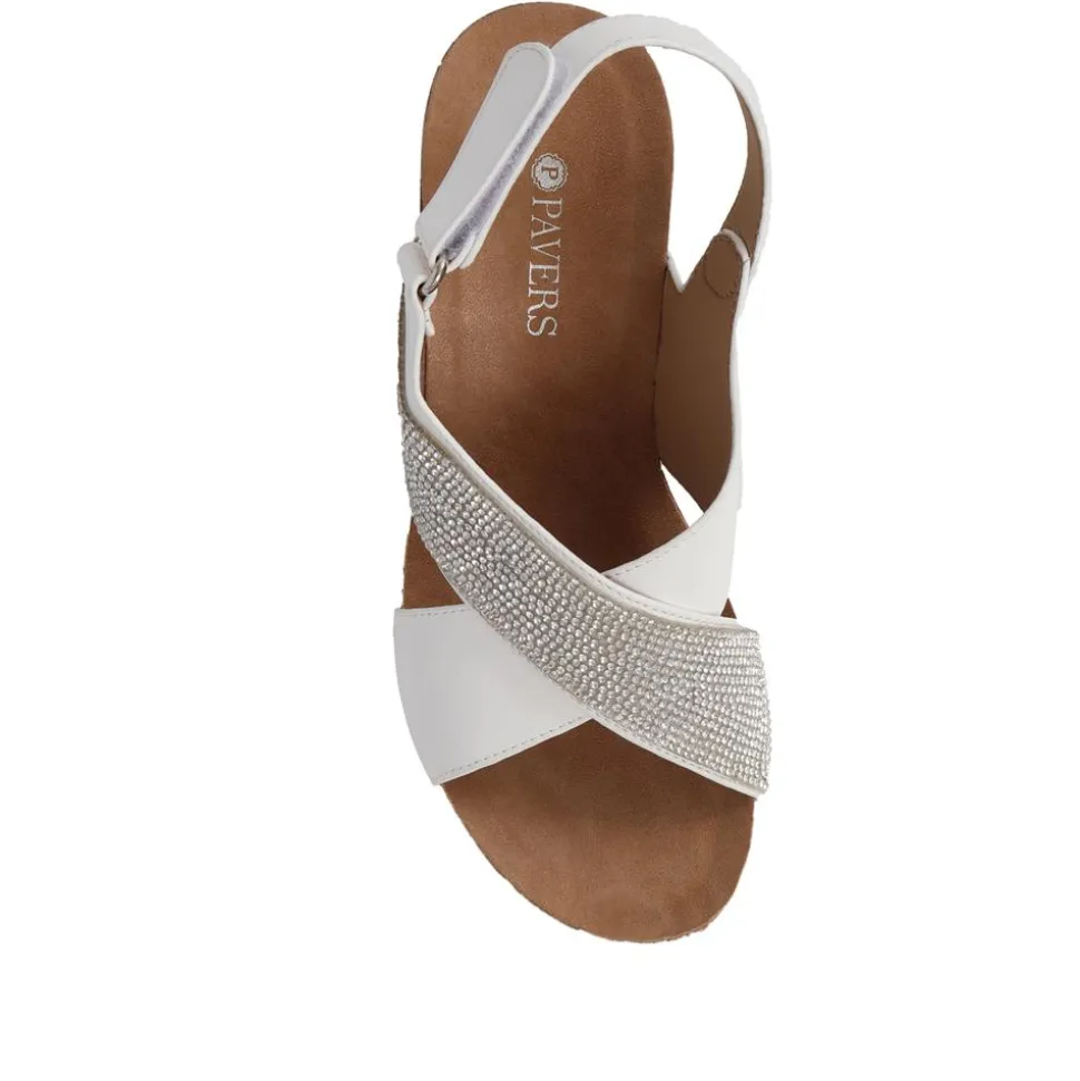Wedge Sandals - White