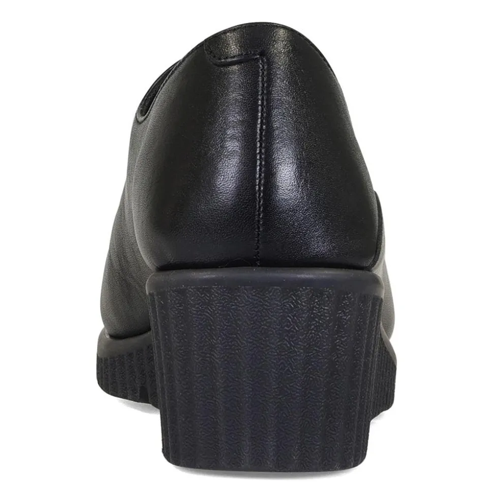 Wedges Classic E Fit - Black Leather