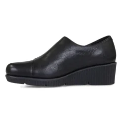Wedges Classic E Fit - Black Leather