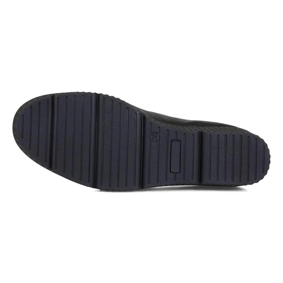 Wedges Classic E Fit - Black Leather