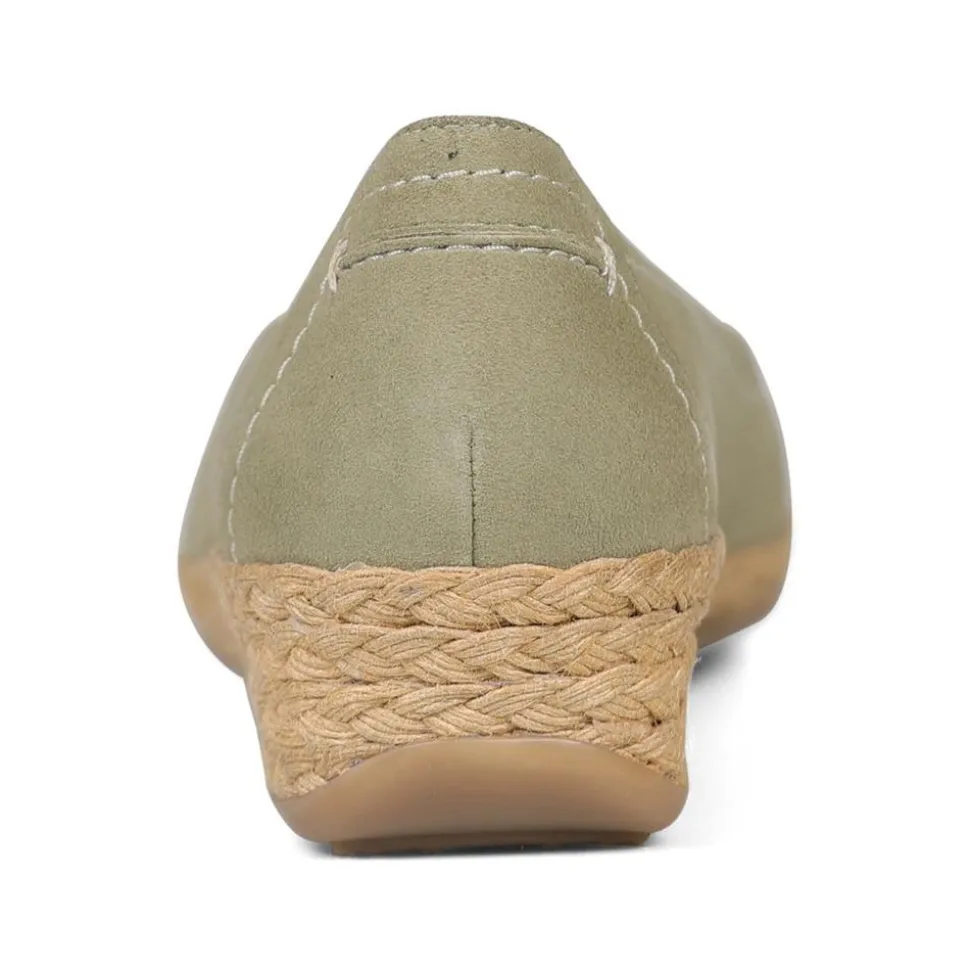 Wedges Classic Timeless - Spring Green Suede
