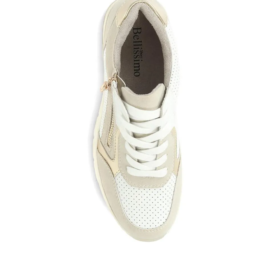Wedge Trainers - Beige